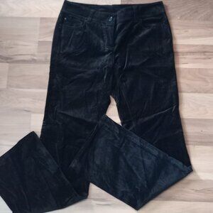 White House Black Market Black Velvet Bootcut Jeans